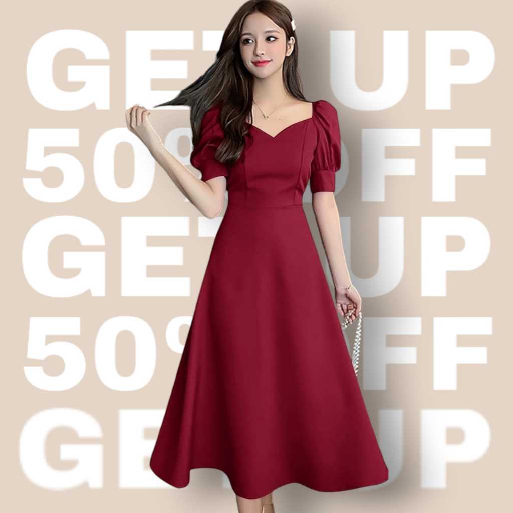 NEW - SYAHIRA DRESS SCUBA SIZE M L - DRESS PESTA - DRESS PRONIGHT - DRESS KONDANGAN