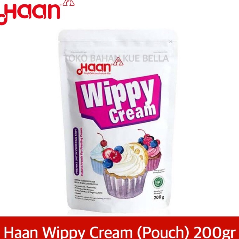 

40 HAAN WIPPY CREAM 200gr (POUCH) - Whipped Krim Instant lwm89