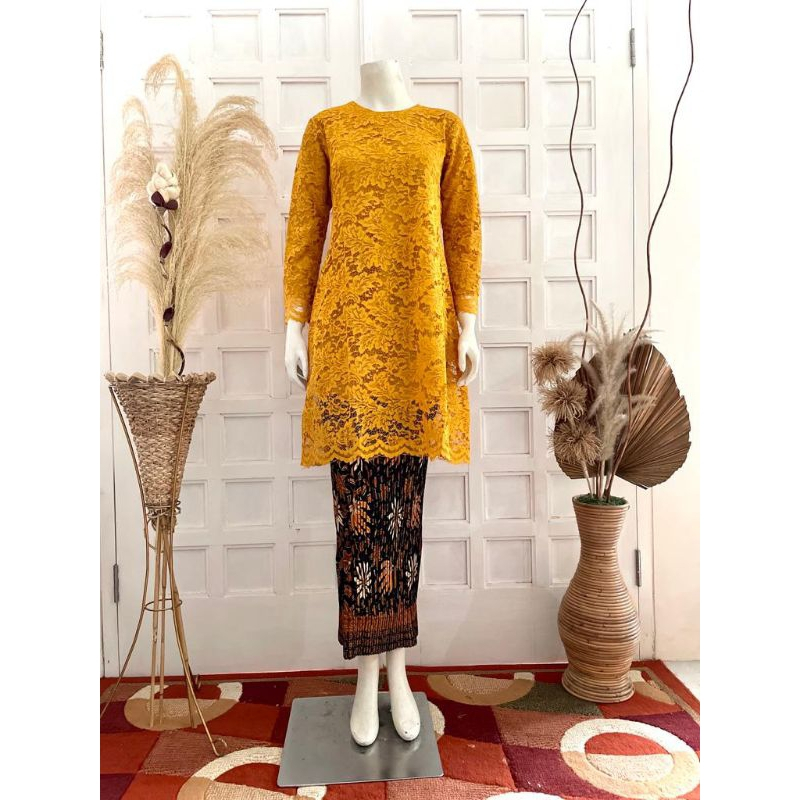 atasan Kebaya Tunik / Kebaya Tunik Brokat / Kebaya Modern / Kebaya Tunik Brokat jumbo M-5XL / Kebaya