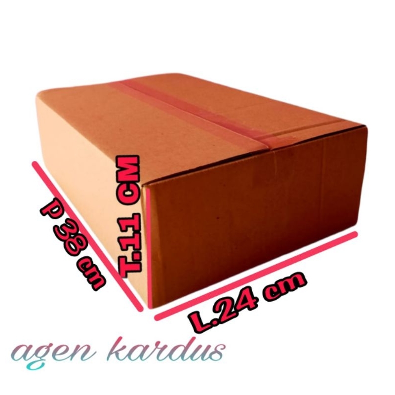 

kardus polos UK 38x24x11 kardus besar kardus polos