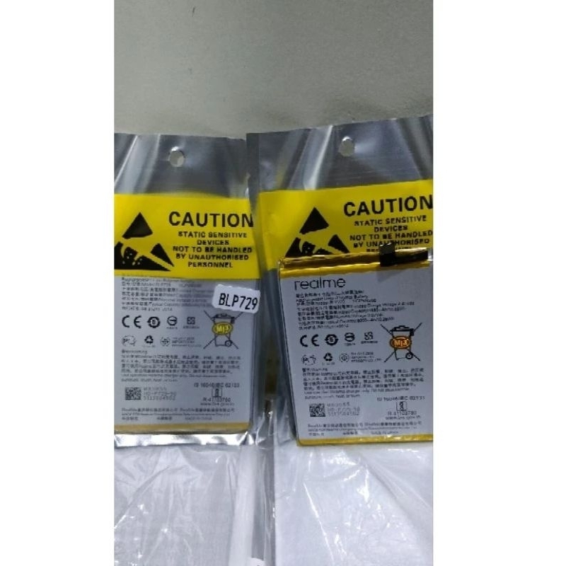 Baterai Tanam Realme BLP729 Realme C3 Baterai Baterey kualitas Original