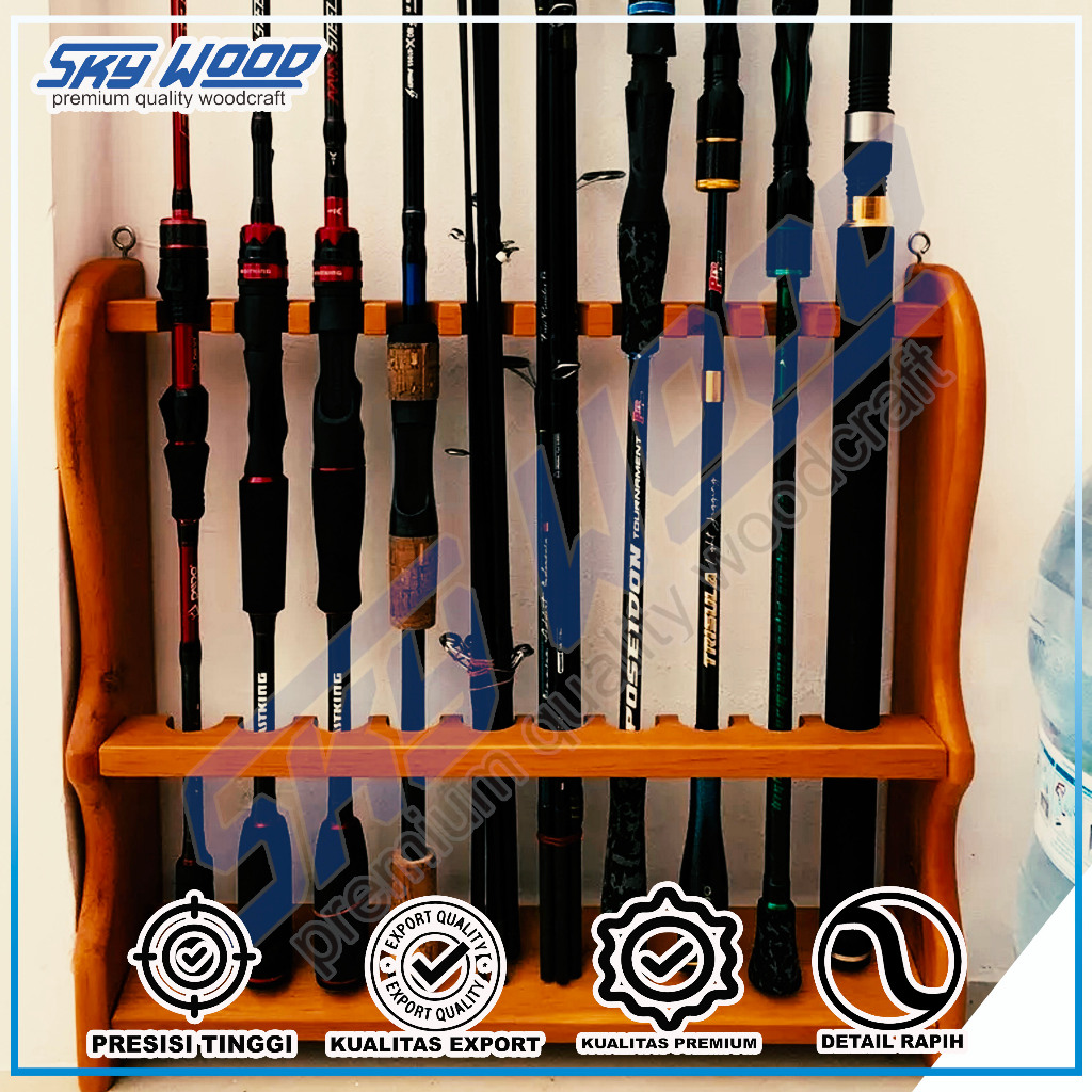 Rak PANCING / RAK JORAN / TRACK POLE / STIK GOLF / TONGKAT isi 10 pcs