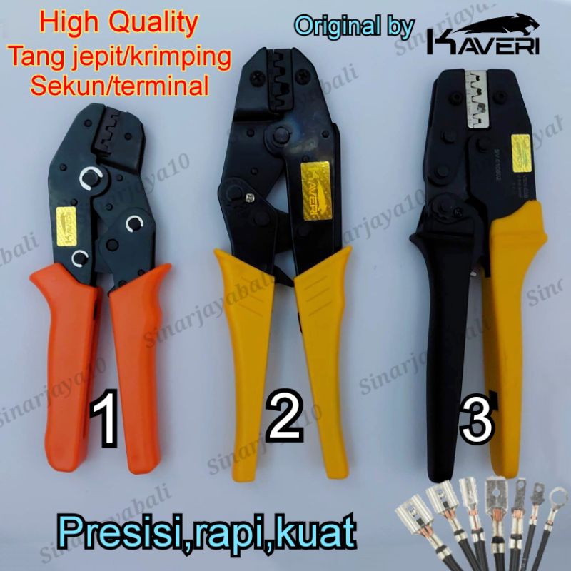 tang krimping sekun skun tang crimping press terminal catut konektor