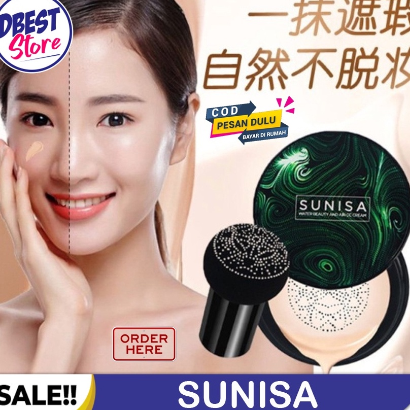 [6JG] [ COD ] 100% Original Bedak Sunisa BB Cream Cushion Korea Anti Air dan Tahan Lama / Foundation ➼Harga Obral