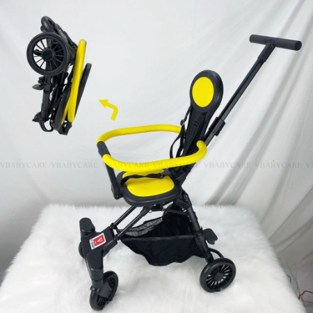 V-BABYCARE Stroller Baby lipat / stroller bayi dua arah/ Kereta Dorong Balita Lipat Magic Stroller B