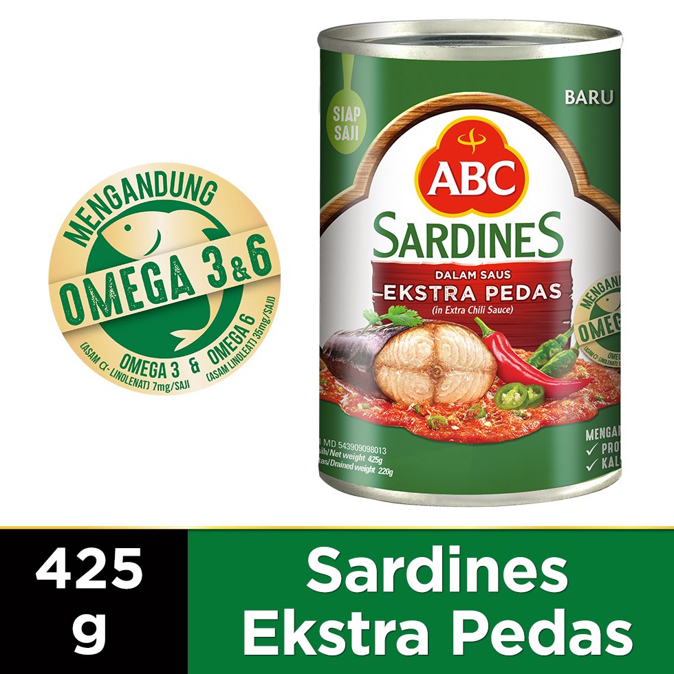 

Best Pr0duct ABC Sarden Saus Extra Pedas 425 g Product Impor