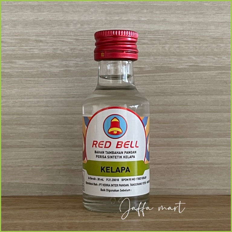 

St0ck Bany4k RED BELL Perisa / Essence 30ml Pencita KACA - KELAPA [52]