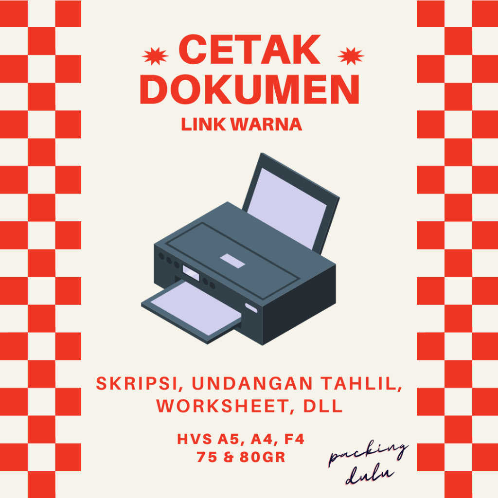 

PRINT DOKUMEN A4 WARNA / UNDANGAN / SKRIPSI / WORKSHEET