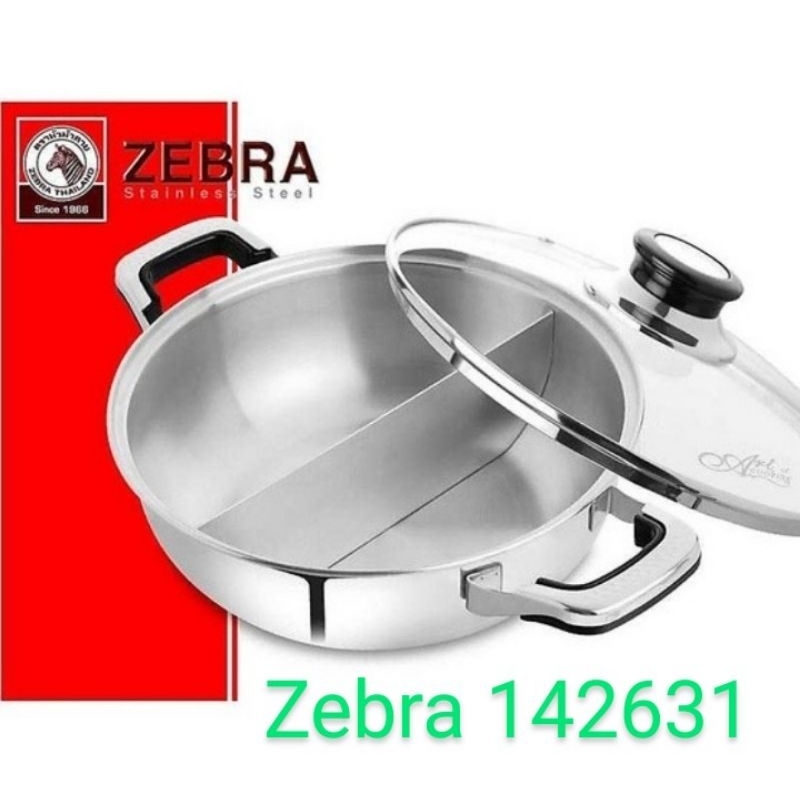 ZEBRA PANCI SHABU SHABU 2 SEKAT 26CM 142631 ORIGINAL ZEBRA 142631