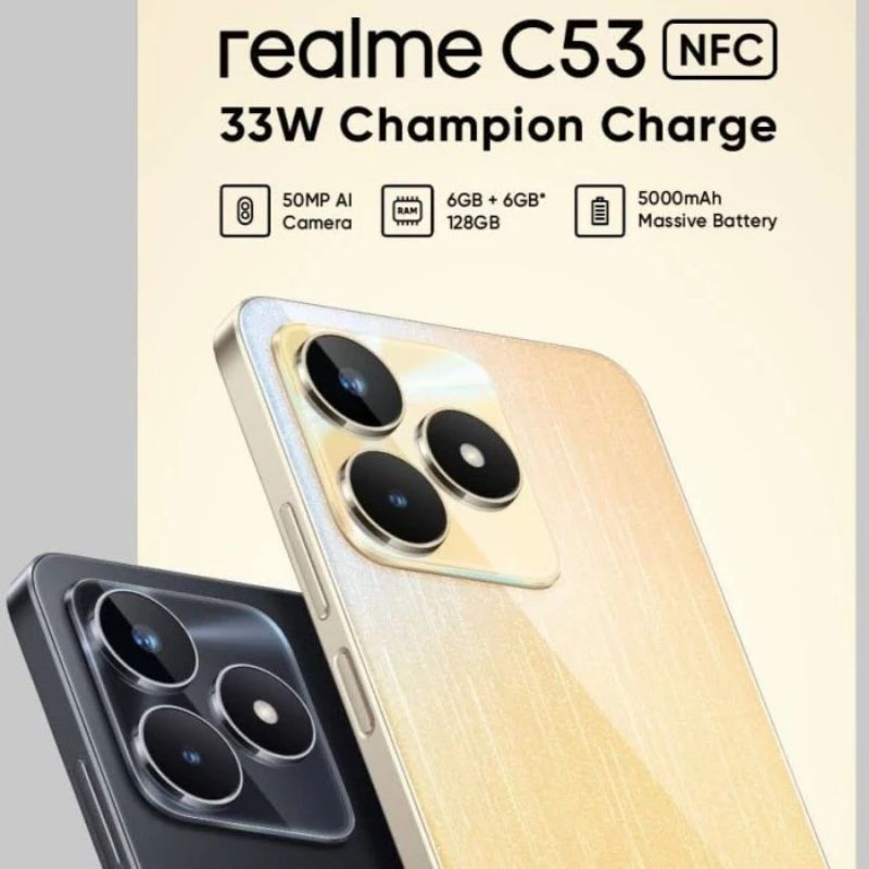 HP REALME C53 6/128GB GARANSI RESMI - Gold
