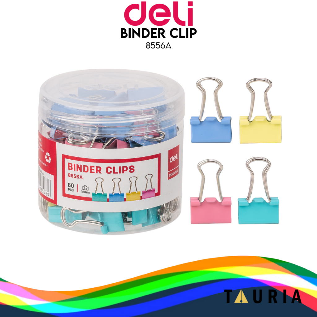 

PENJEPIT KERTAS / BINDER CLIP WARNA KECIL DELI 8556A