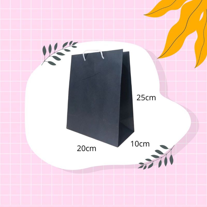 

DIAKOVA - PAPERBAG POLOS HITAM