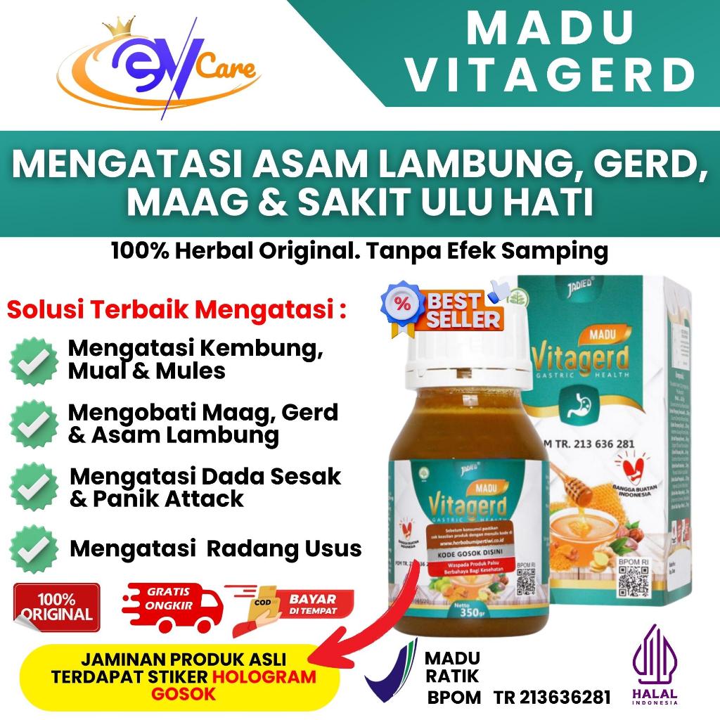 Madu Vitagerd 100% Original BPOM Vitagerd Obat Lambung Asli Vitagerd Madu Asam Lambung