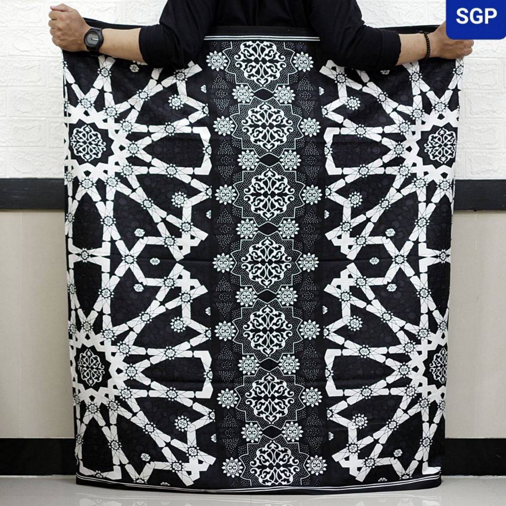 Sarung motif BHS Batik infinity CBA Batik Pekalongan Pria Dewasa Motif Dewa Bahan Rayon Super Printing