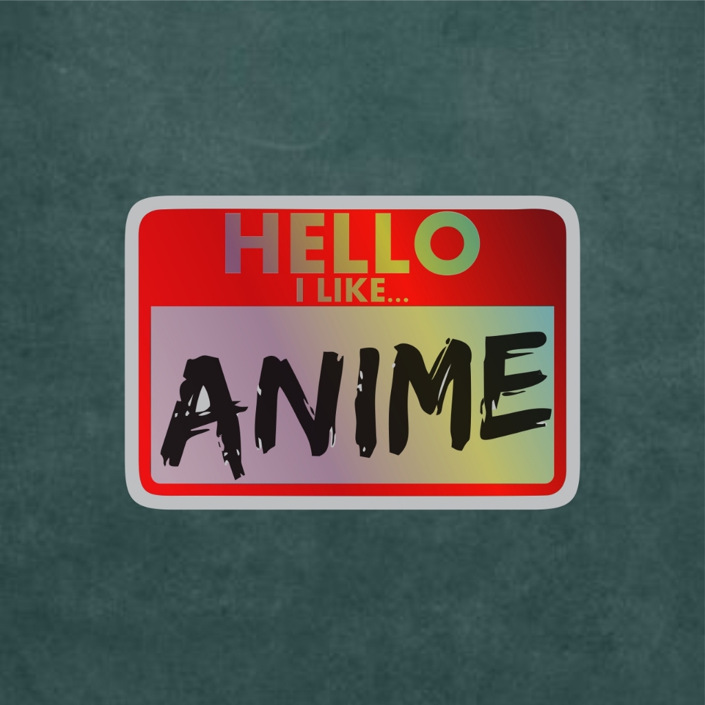 

Stiker Anime Hello I Like Anime Case Hp dan Laptop 7 Cm