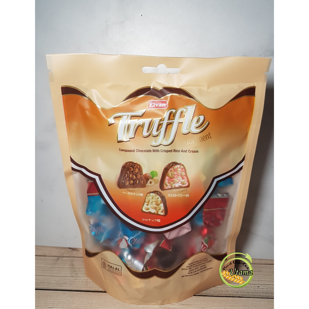 

Elvan Truffle 150gr / Cokelat Compound Dengan Krispi Beras dan Krim