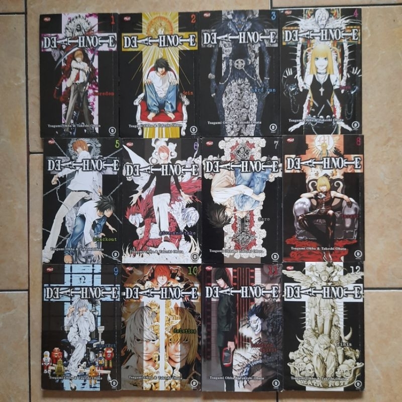 Komik Fullset Death Note Deathnote 1-12 Tamat M&C Kolpri