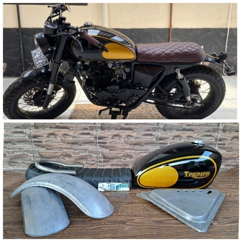 Tangki Cat Royal Enfield Triumph Japstyle Bobber Custom
