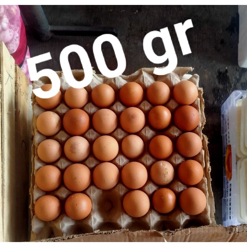 

TELUR AYAM +/- 500G