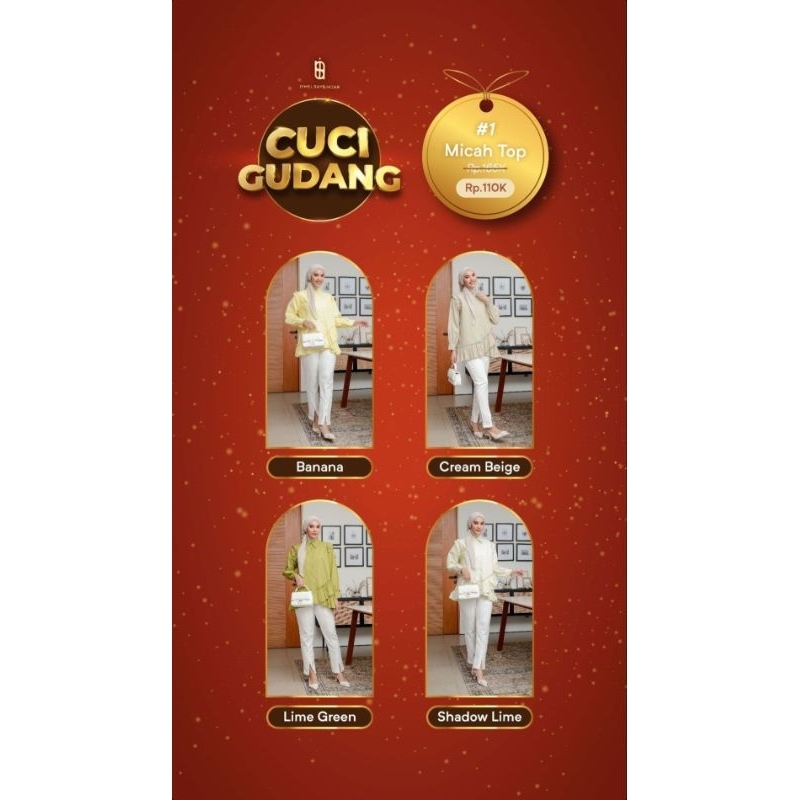 (Open Jastip) MICAH TOP by ISH IymelSaysHijab