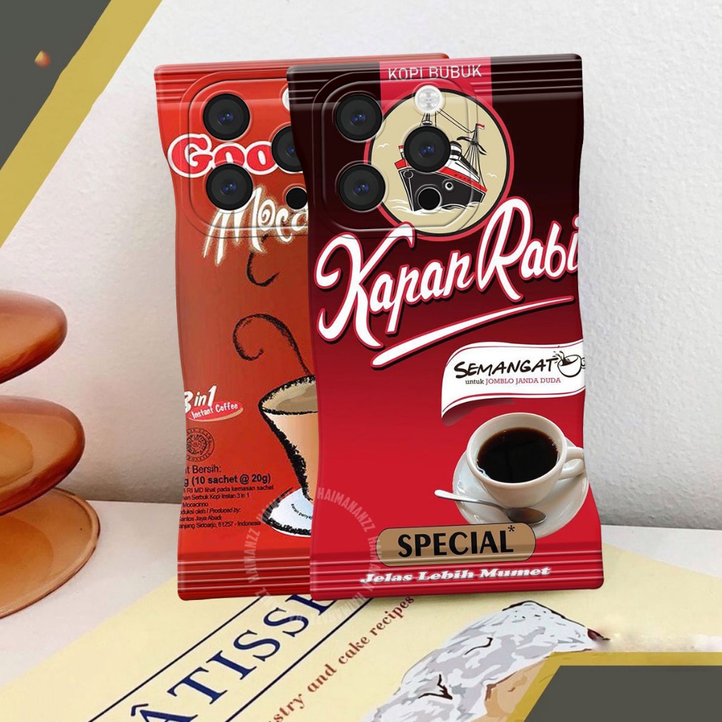 Kaikana Case Snack Motif Kopi Di Slide Berikutnya ( Bahan Softcase Lentur ) Soft case Snack Lucu, So