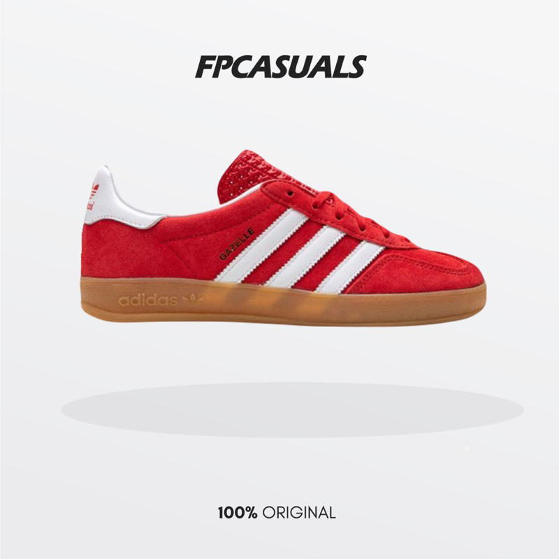 Adidas Gazelle Indoor Red scarlet BNIB Original resmi