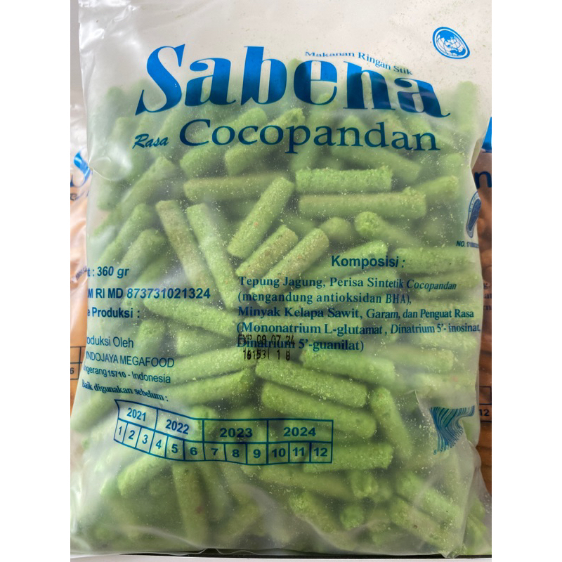 

SABENA cocopandan 360g