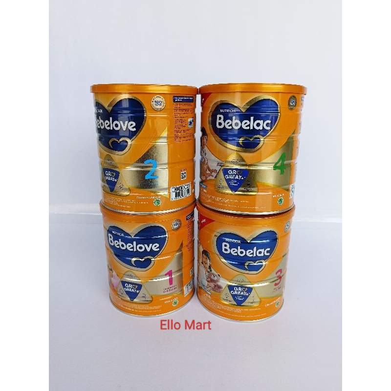 Bebelove 1 (0-6 Bulan) dan Bebelove 2 (6-12 Bulan) - 800gr Kaleng