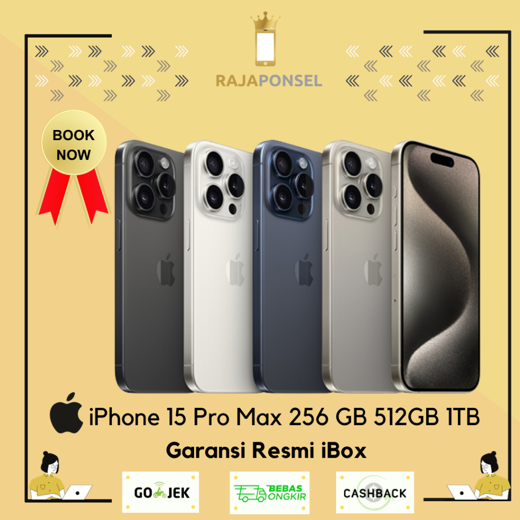 iPhone 15 Pro Max Garansi Resmi iBox