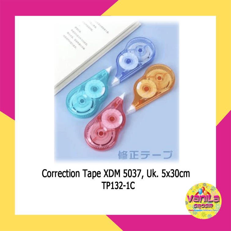 

(1Pcs) Correction Tape Bening Uk 5x30cm, tipe x kertas, cortape, tipe ex roll, penghapus bulpen