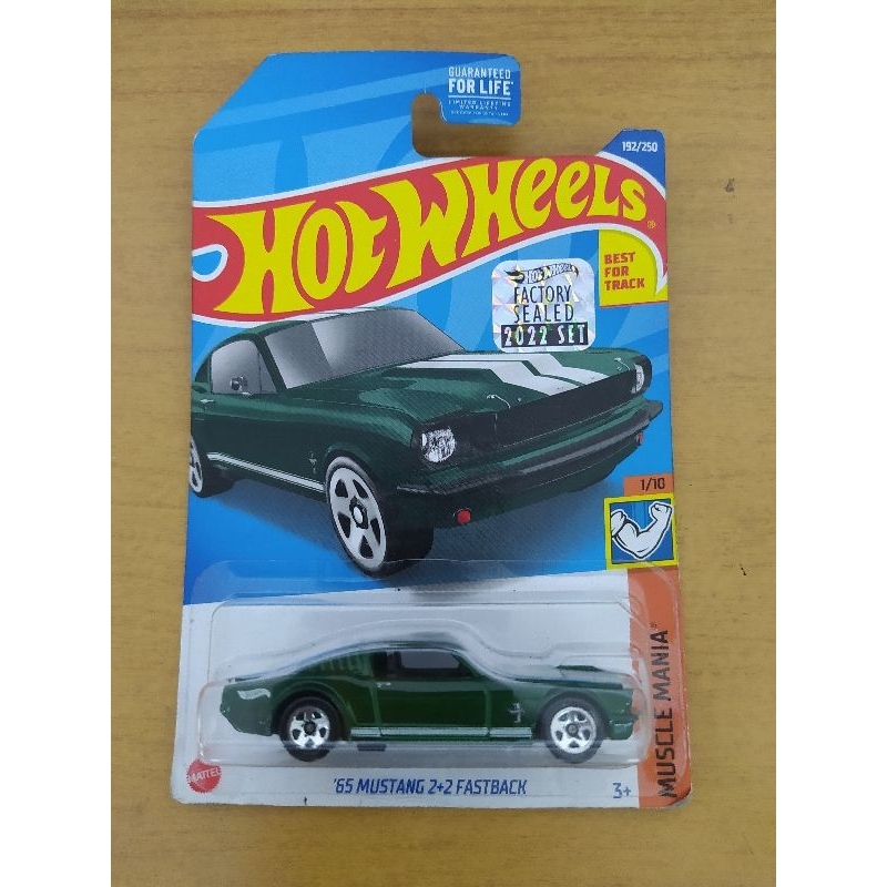 HOT WHEELS 65 MUSTANG 2+2 FASTBACK