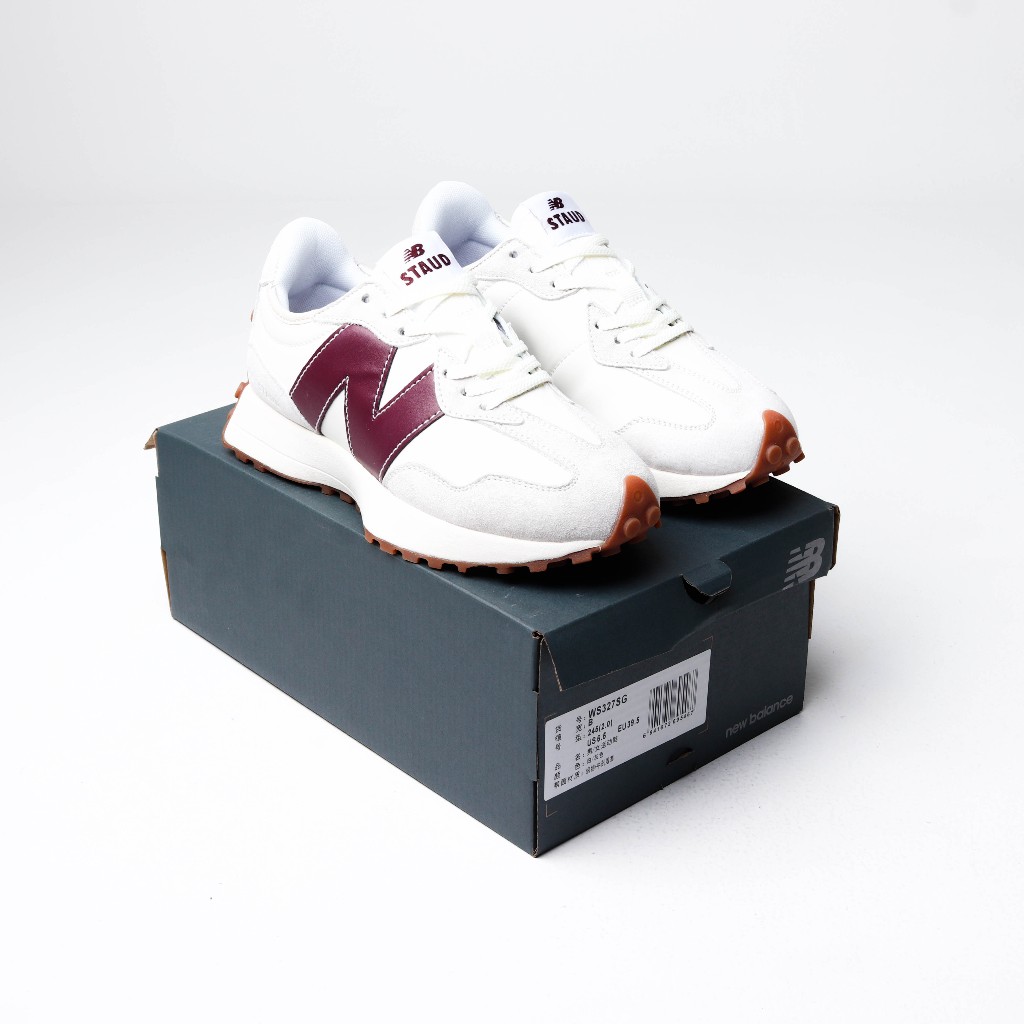 (SLPRDS) Sepatu New Balance 327 SG X Staud Grey Burgundy - NB 327