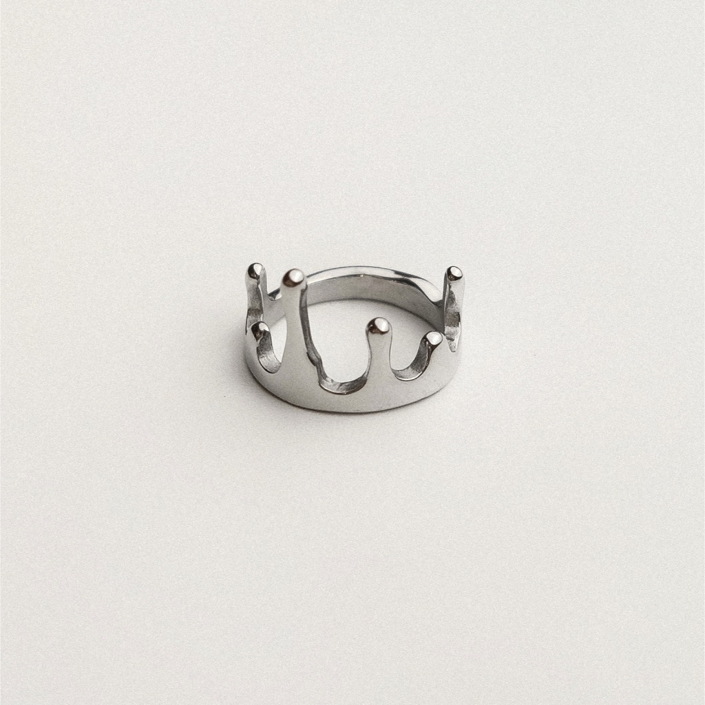 Arnaé Archive — Melting Drop Ring — Cincin Stainless Steel Unisex Anti Karat