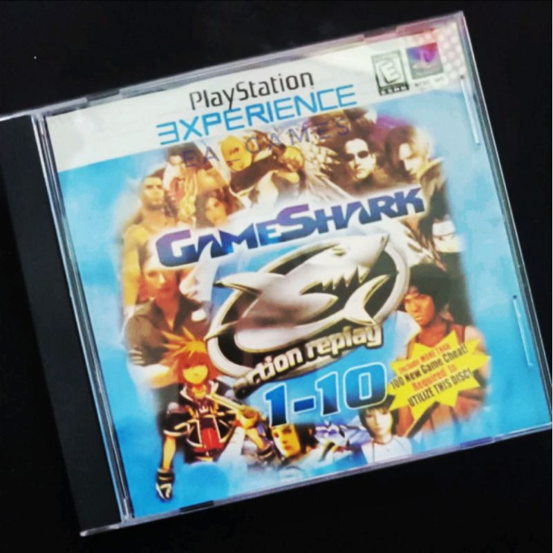 Gameshark ps1 terlengkap vol 1-10 (pake cover dan kotak mika)