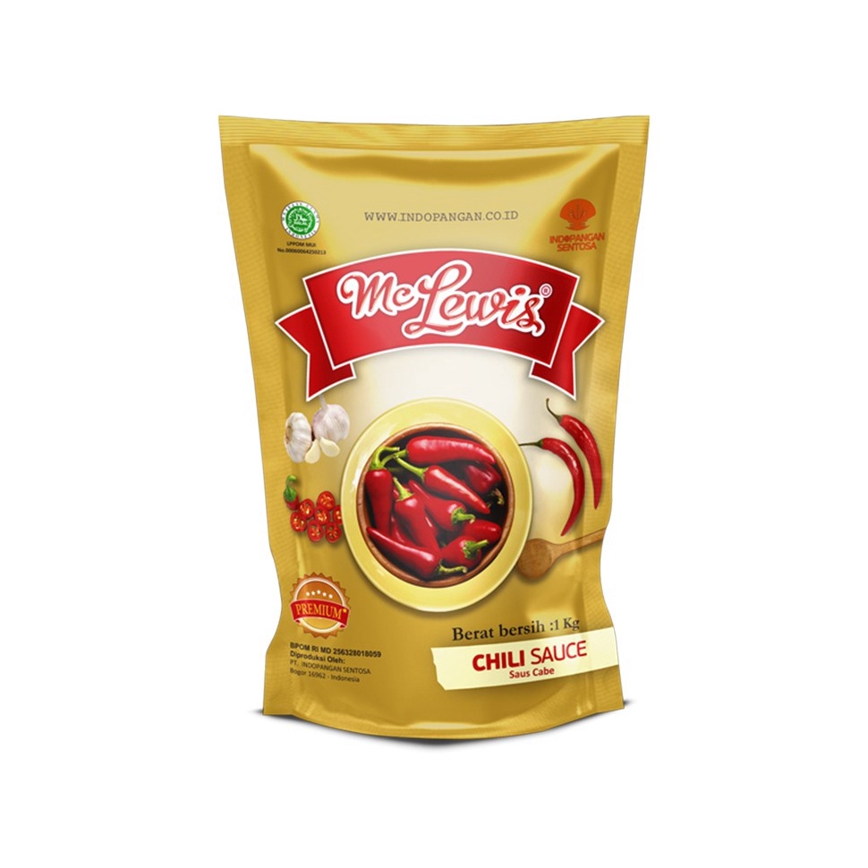 

J6WNB Mc Lewis Chili Sauce Premium - 1Kg rwmtv