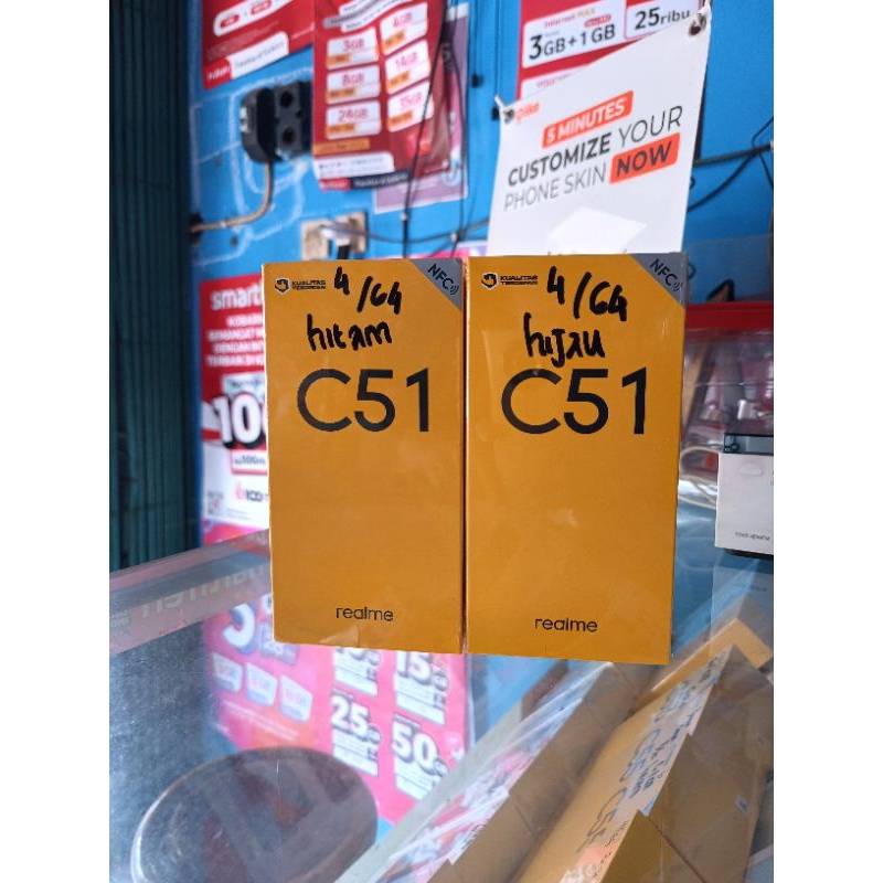 realme c51 ram 4/64gb baru