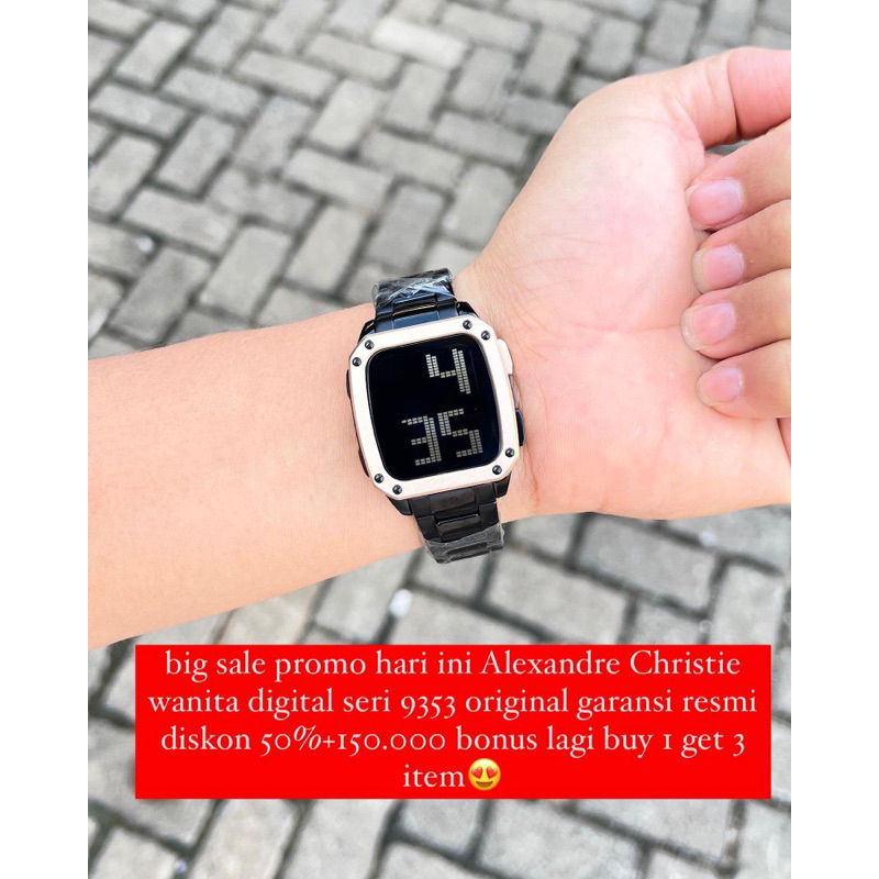 ALEXANDRE CHRISTIE LADIES DIGITAL SERI 9353