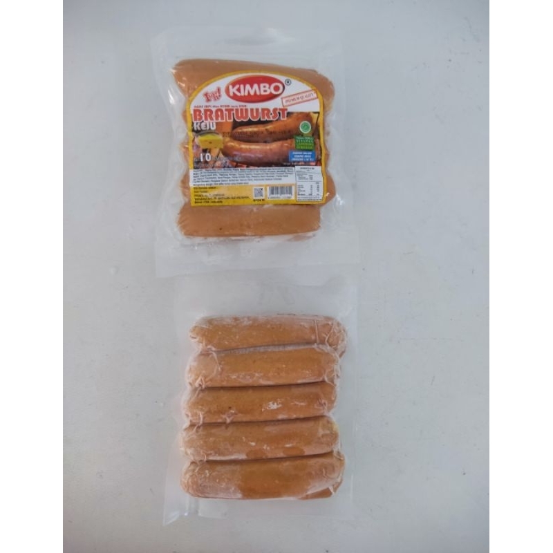 

Kimbo Sosis Bratwurst Keju isi 10 (500 gr)