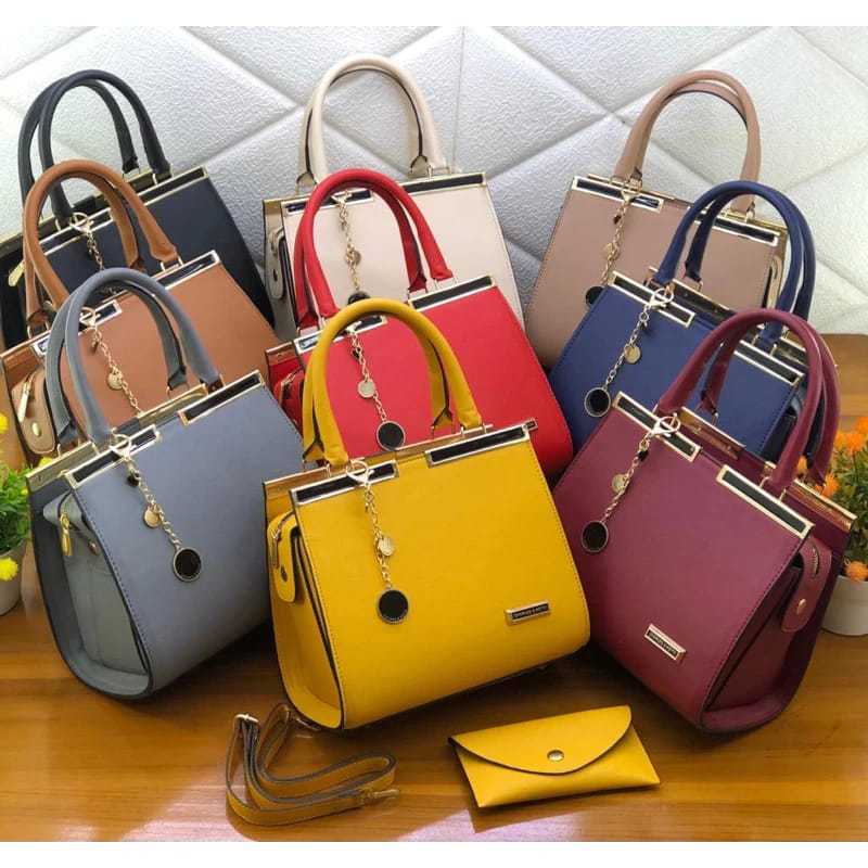 Tas Wanita  Jours Ck Jinjing  Bahan Taiga Uk 25x22