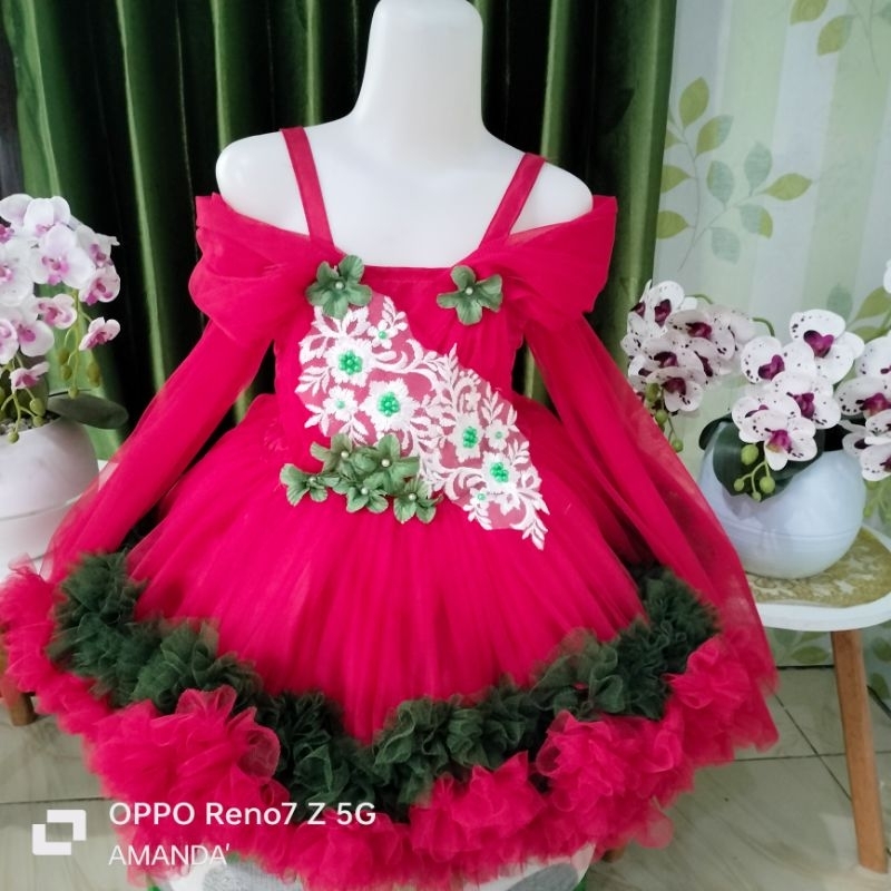 DRES MODEL PETIT SELUTUT NATAL  FREE BANDO