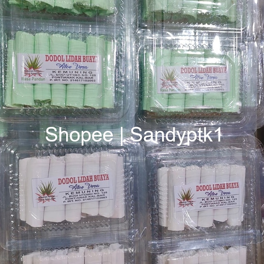 

DODOL LIDAH BUAYA / DODOL ALEOVERA KHAS PONTIANAK