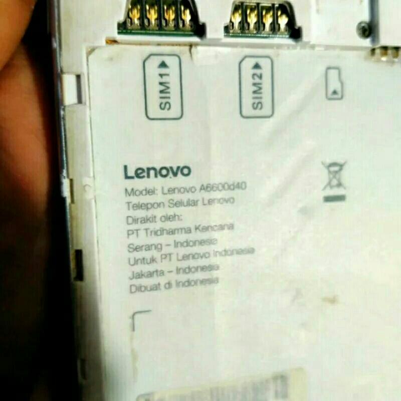 mesin hp Lenovo A6600d40 normal udh tested