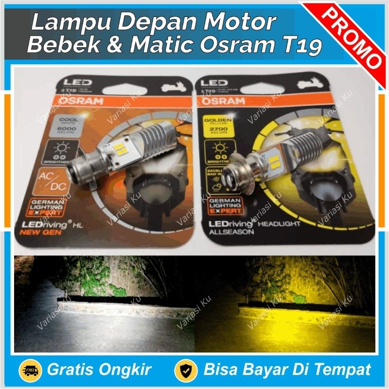 LAMPU DEPAN SUPRA KHARISMA JUPITER VARIO BEAT MIO VEGA SMASH SHOGUN ASTREA LED PUTIH UTAMA MOTOR BEB