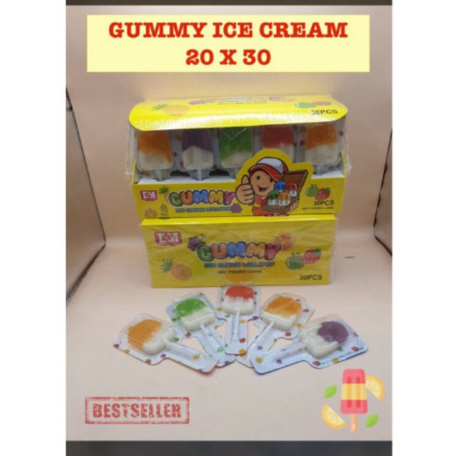 

Gummy Ice Cream isi 30