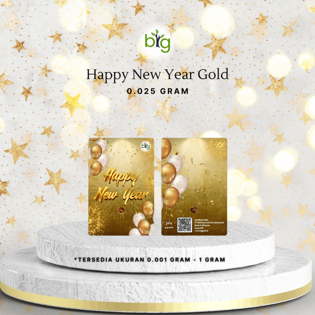 Logam Mulia/BIG GOLD 0.025 gram edisi New Year Gold