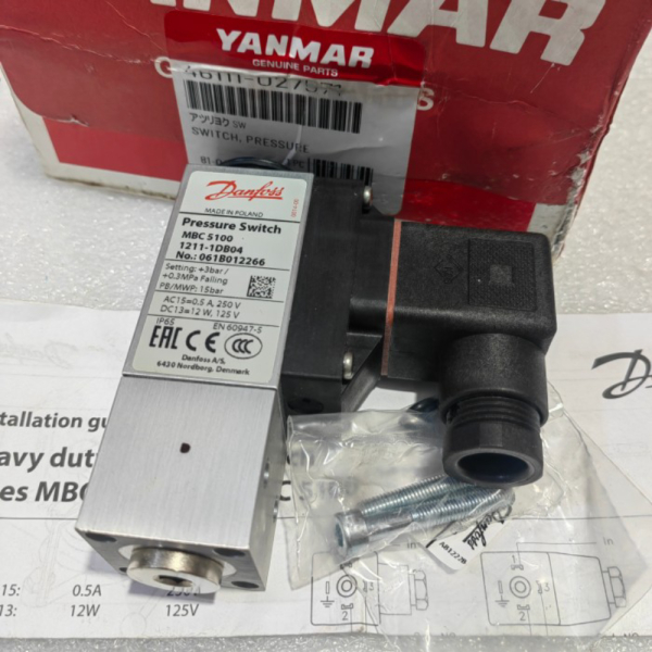 

Dijual Pressure Switch MBC 5100 Danfoss 061B012266 MBC5100 3Bar Limited