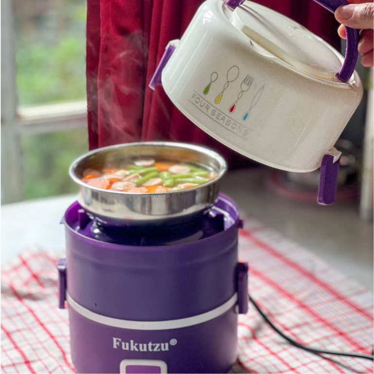 PANCI LISTRIK SERBAGUNA ANTI LENGKET | LUNCHBOX ELECTRIC MULTIFUNGSI | MINI COOKER ELECTRIC | PANCI 