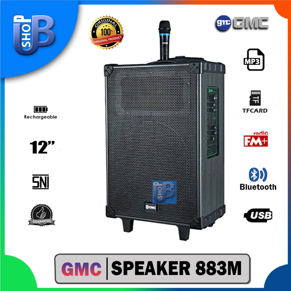 SPEAKER GMC 883M BLUETOOTH 12 INCH