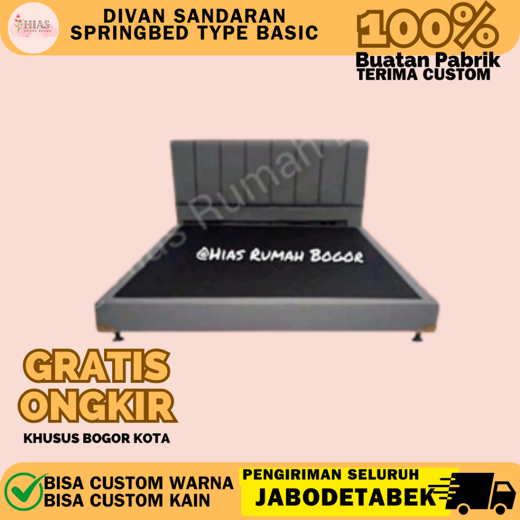 Divan Sandaran Springbed Type Basic