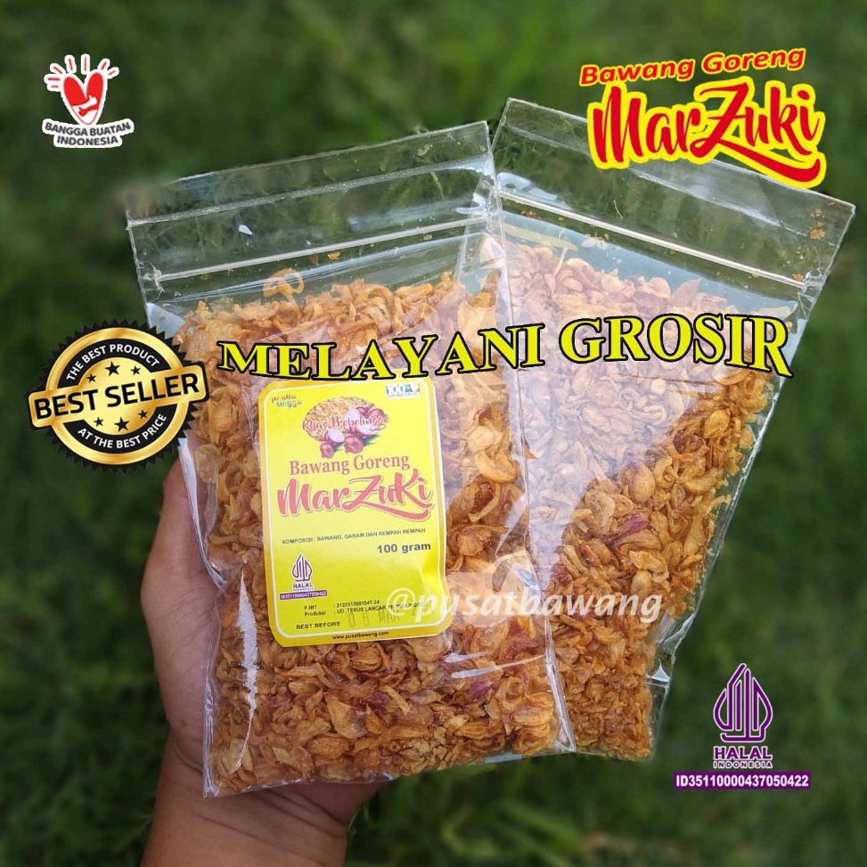 

[♖B88➤] bawang goreng marzuki probolinggo 100 gram New Product